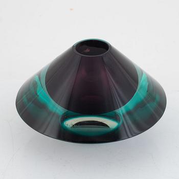 Kaj Franck, vase, "Flying Saucer", KF 235,  Nuutajärvi, Notsjö, Finland 1958.