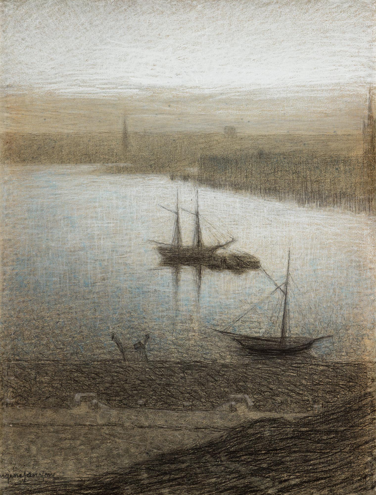 Eugène Jansson, "Morgonstämning" (Early morning, Stockholm).