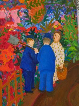 Lennart Jirlow, On the balcony, Provence.