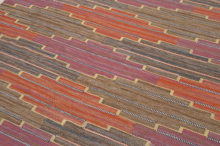 Märta Måås-Fjetterström, a carpet, 'Bruna heden', flat weave, c. 353 x 255 cm, signed AB MMF.