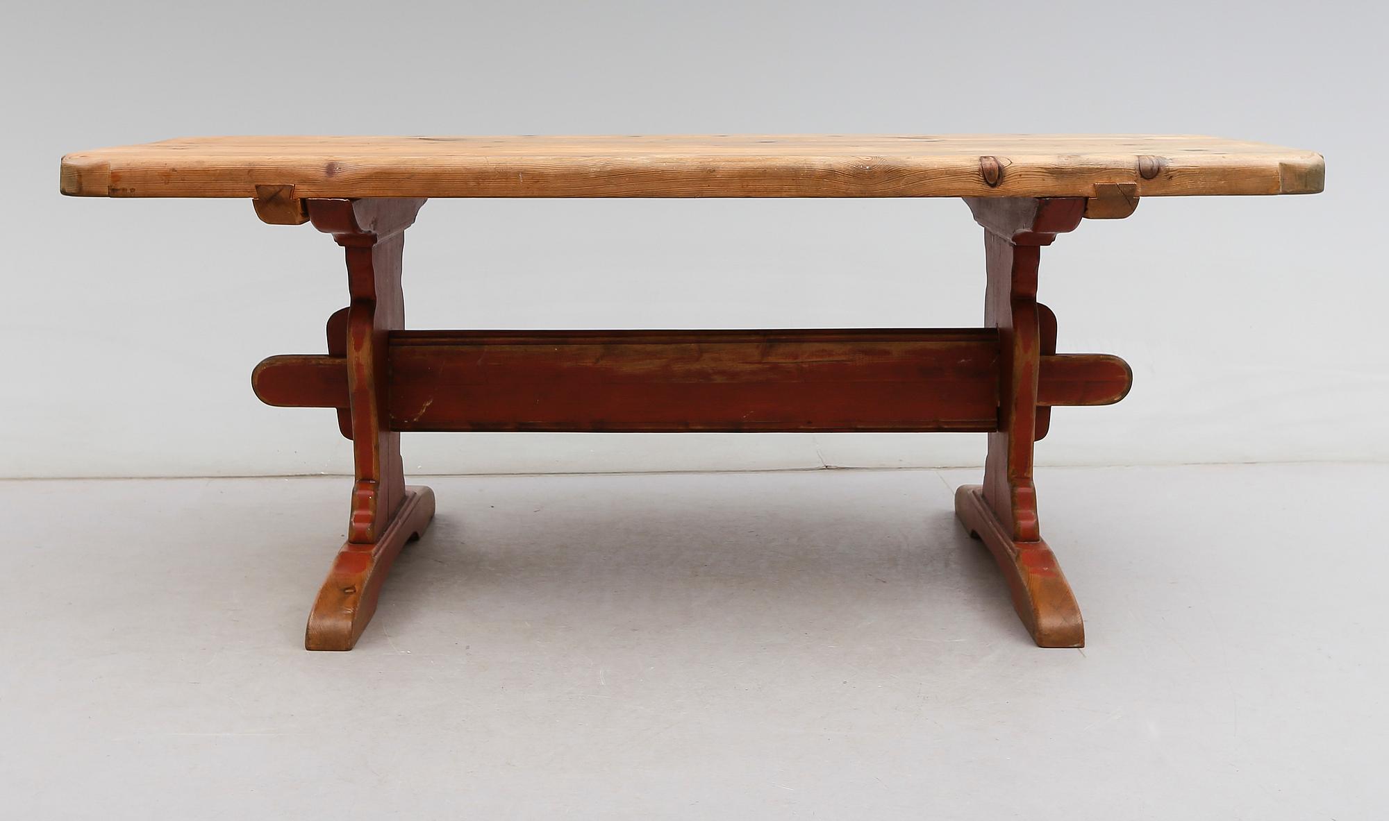 BOCKBORD, allmoge, 1800-talets första hälft.