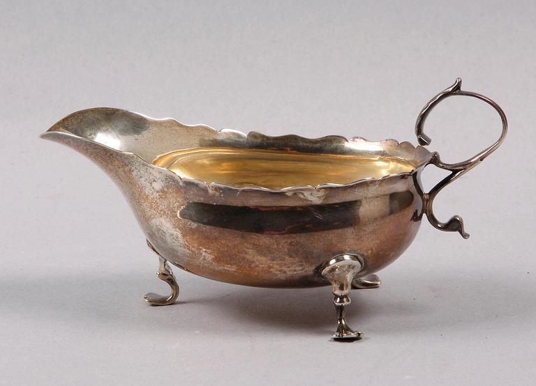 GRÄDDSNIPA, silver, London 1700-tal.