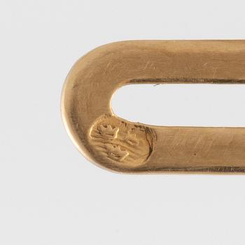 Skjortknappar, 18K guld med monogram.