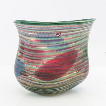 Gunnar Cyrén, vas, signerad och daterad 89 Orrefors.