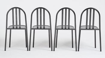 Robert Mallet-Stevens, a set of eight chairs, model '222', edition Andrée Putman, Ecart Paris, 1980s.