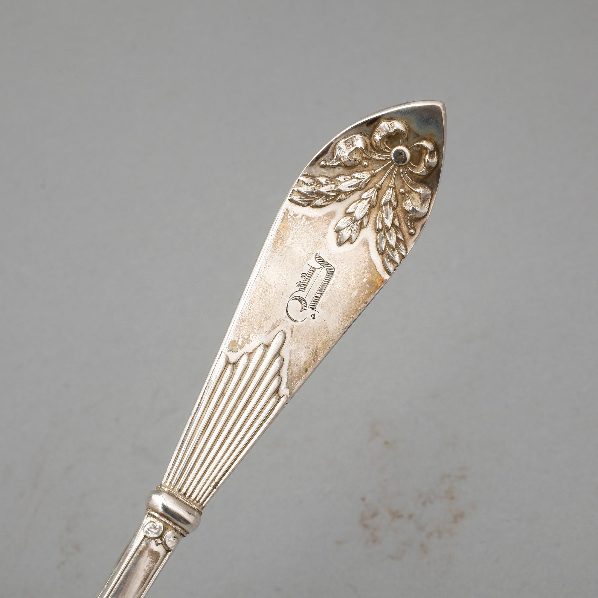 BÅLSLEV, silver, Guldsmedsaktiebolag, Stockholm, 1901. Vikt 210 gram.