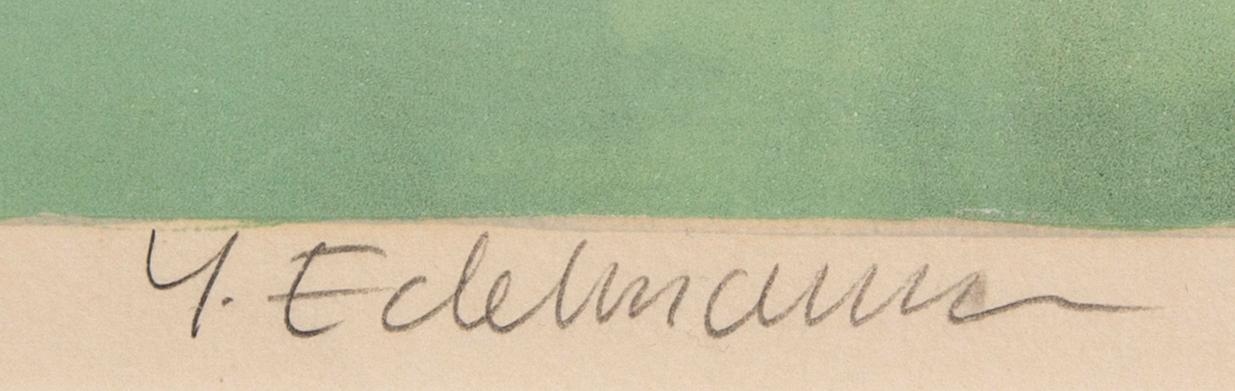 Yrjö Edelmann, lithograph in colours signed and numbered 120/150.