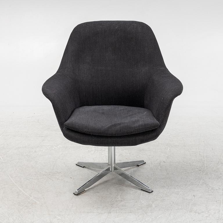 Axel Larsson, A Swivel Easy Chair, "Columbi", Verkstads AB Lindqvist Motala, 1960-tal.