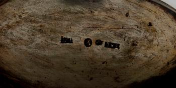 DOSOR, 2 st, silver, P Sedelin Sundsvall, 1817, respektive J H Lampa, Stockholm, 1816. Vikt ca  87 gram.