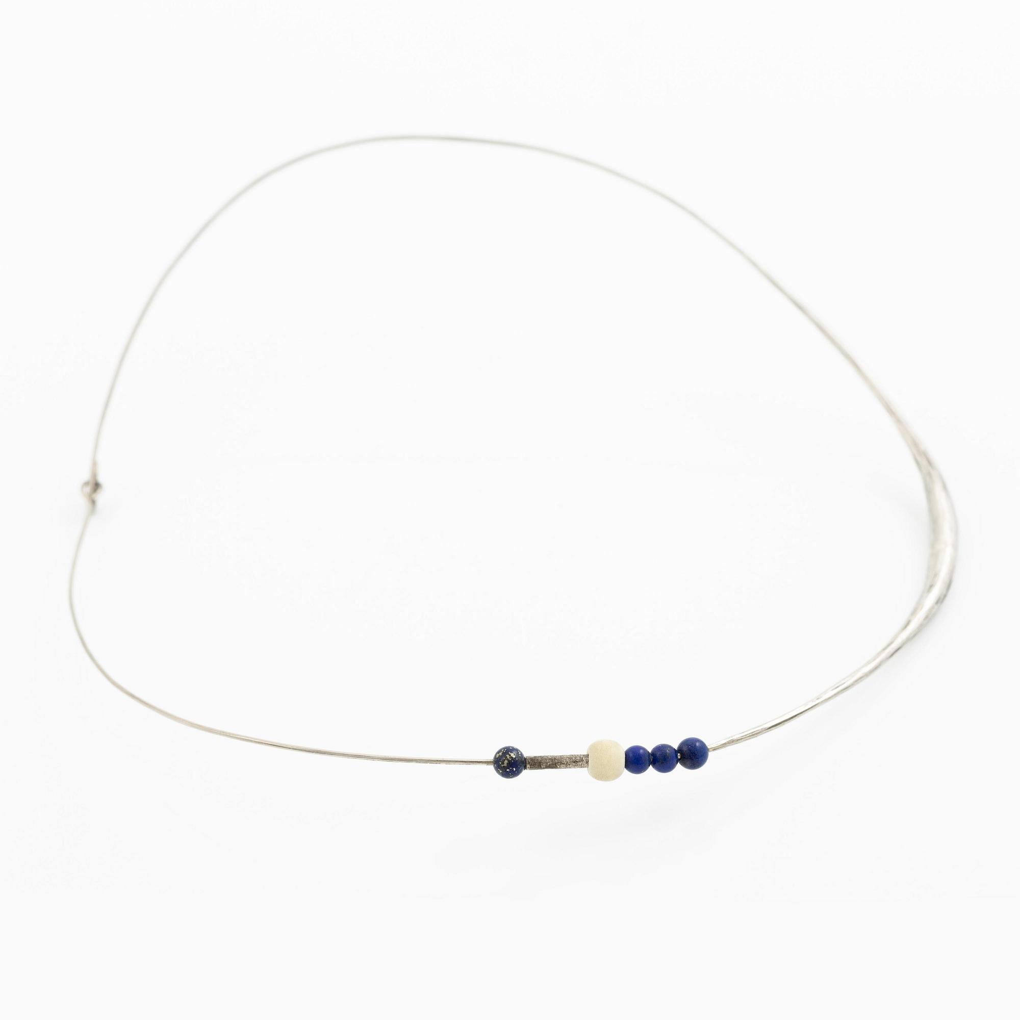 PA Lundahl-Terrs, a necklace, 18K white gold, Växjö 1972.