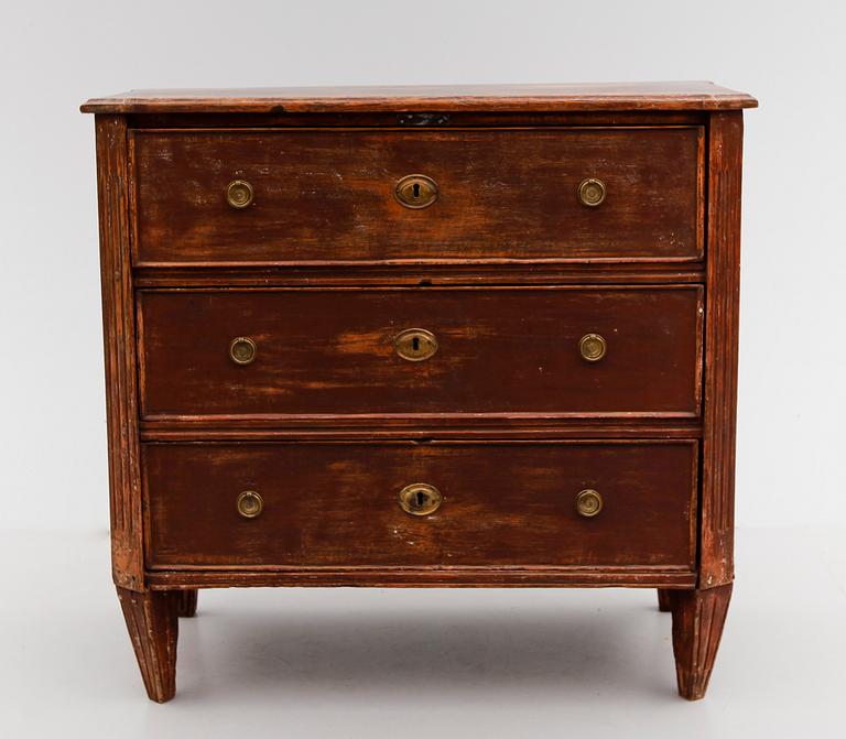 BYRÅ, sengustaviansk, sent 1700-/tidigt 1800-tal.