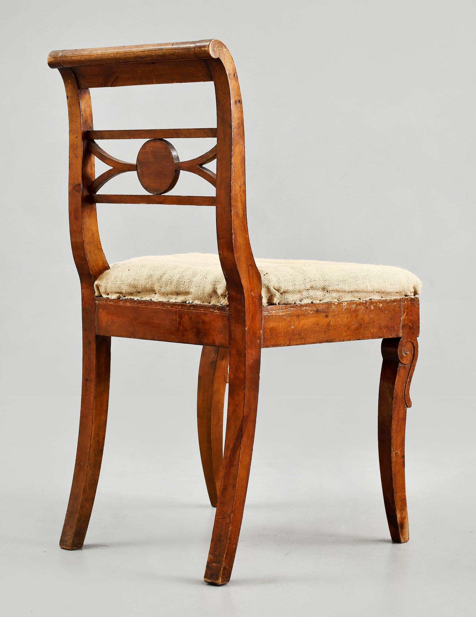 STOL, empire, troligen Göteborg, 1800-talets första hälft.