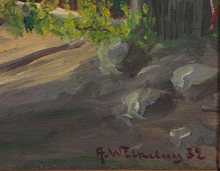 ALEXANDER WILHELMS, öljy kankaalle, sign. ja päiv. -32.