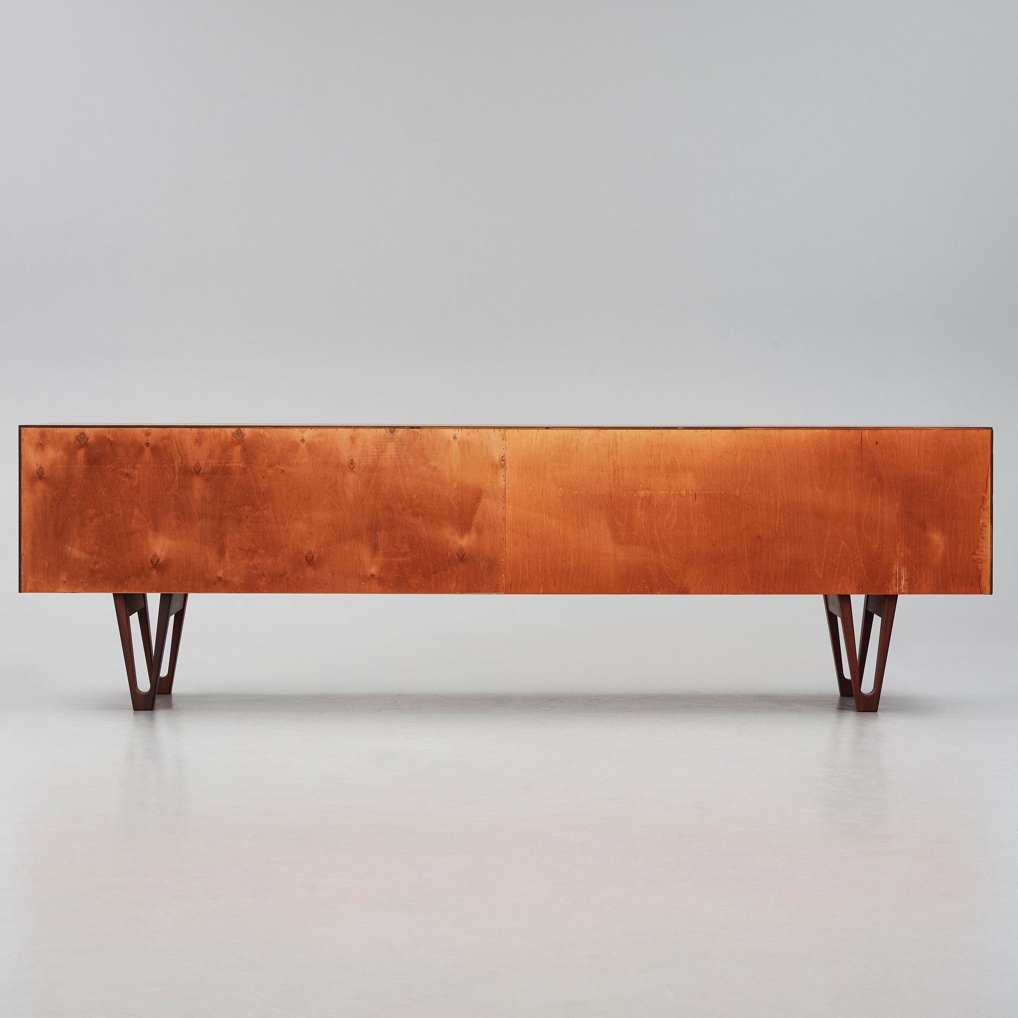 Ib Kofod-Larsen, a rosewood veneered sideboard, Seffle Möbelfabrik, Sweden 1960s.