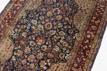 Carpet, oriental, silk, 108 x 72 cm.