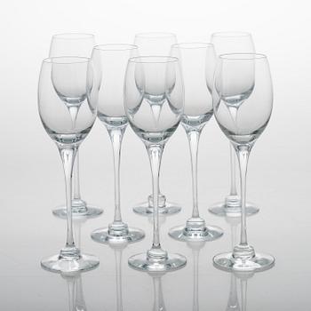 HEIKKI ORVOLA, A 51-piece set of 'Aurora' glassware for Iittala.