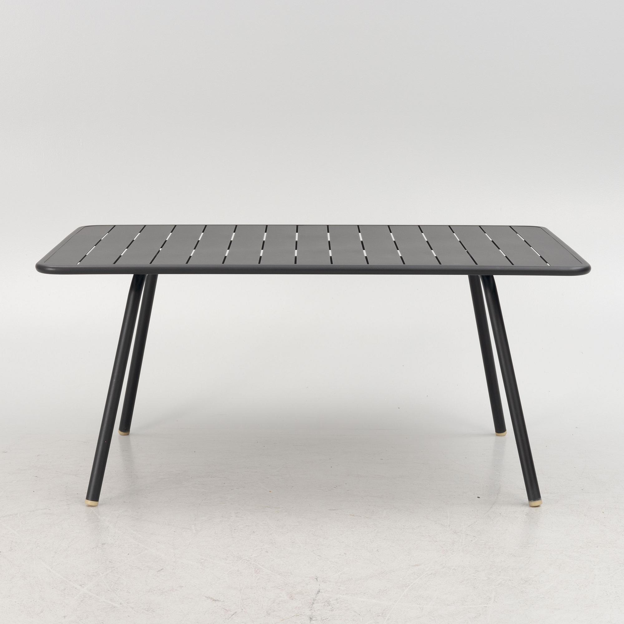 Frédéric Sofia, table and chairs, 6 pcs, "Luxembourg", Fermob.