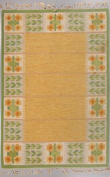 MATTA, rölakan, Berit Woelffer, sign, 1900-talets mitt. 233 x 166 cm.