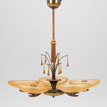 Paavo Tynell, a 1930s chandelier for Taito.