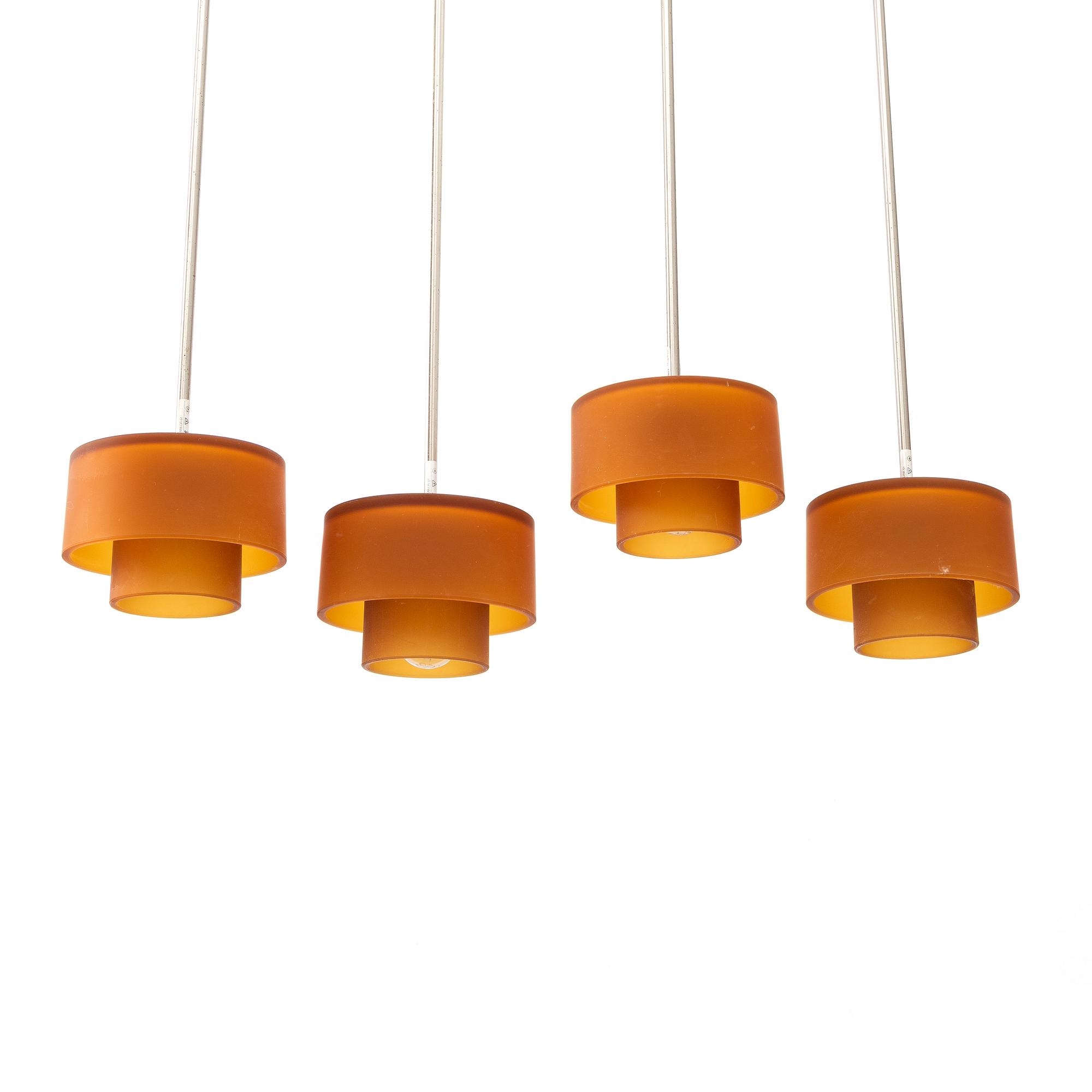 Prandina, ceiling lamps, 4 pieces, model "Maior S1", Italy.