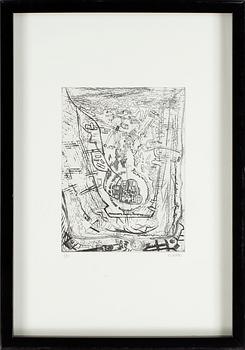 Kent Lindfors · KENT LINDFORS,etsning, signerad och numrerad 8/20.