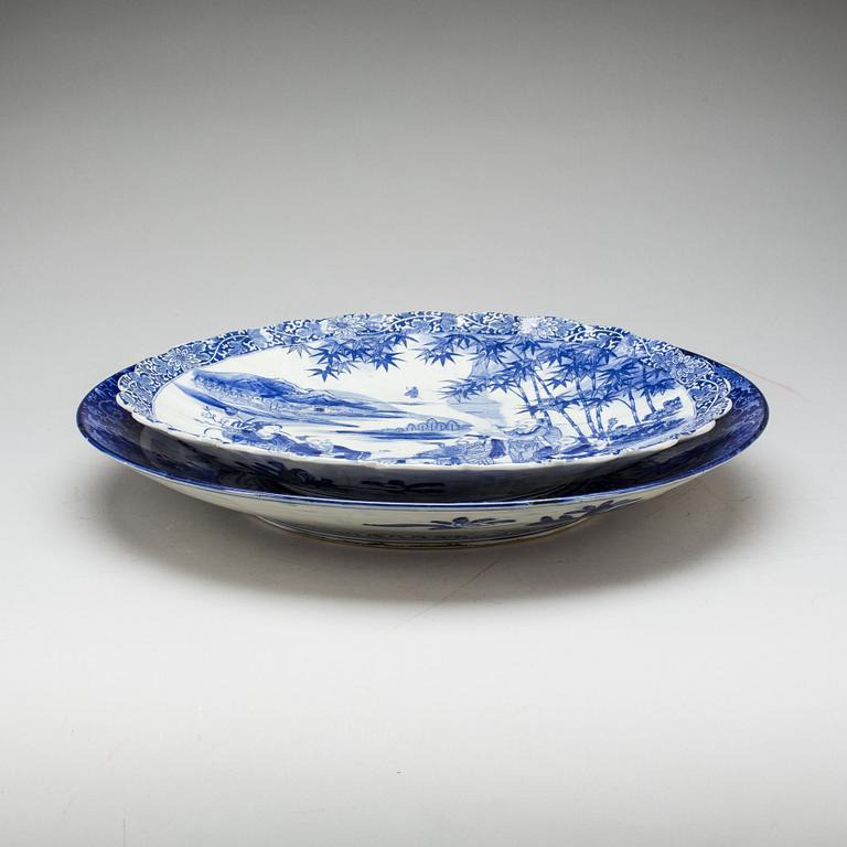 FAT, 2 st, porslin, Japan, 1900-tal.
