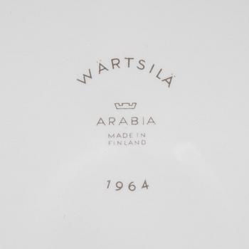 SERVISDELAR, 19 st, "Pikapala-astiat" (Frukostset), Arabia 1961-66.