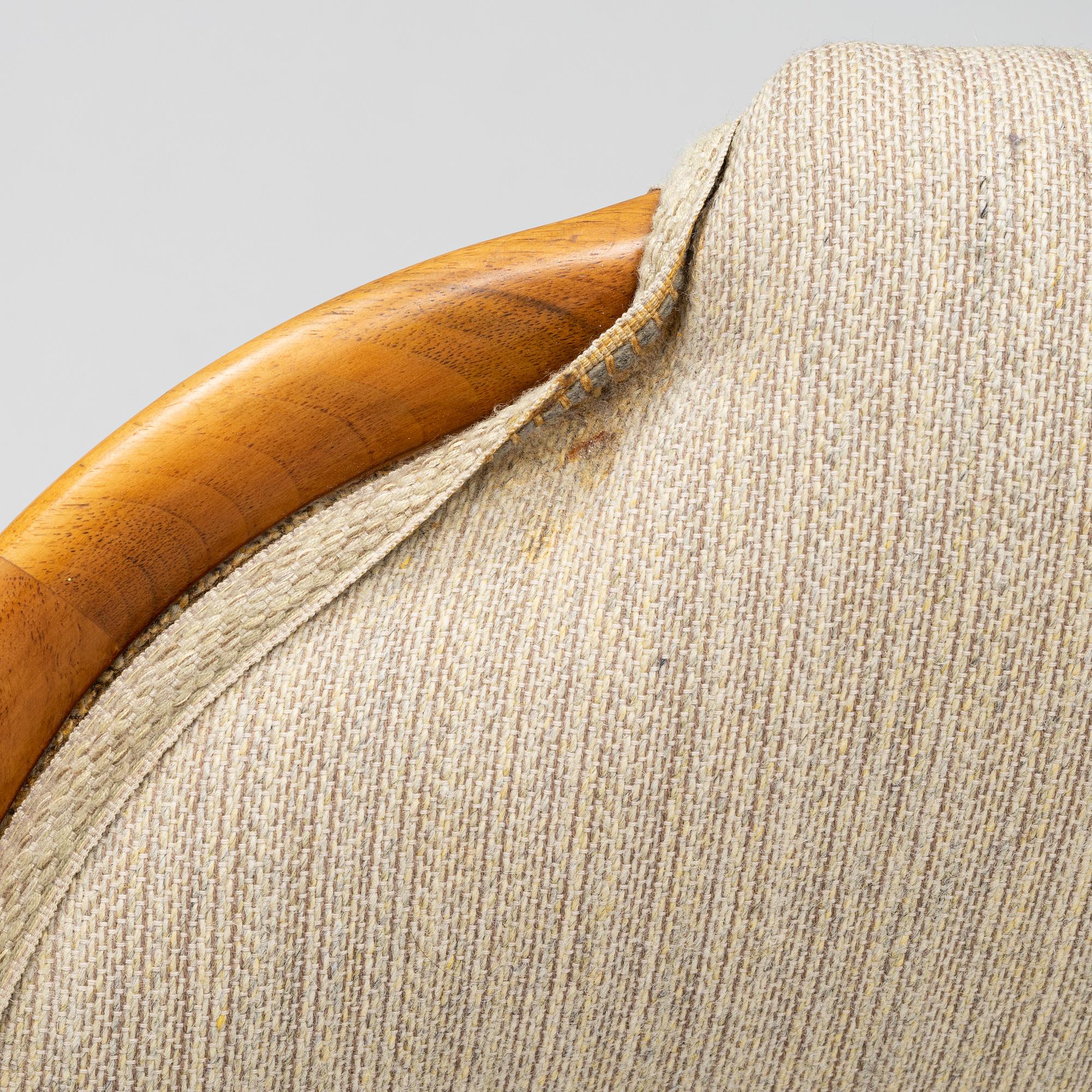 Carl Malmsten, a matched pair of easy chairs, second part of the 20th Century.