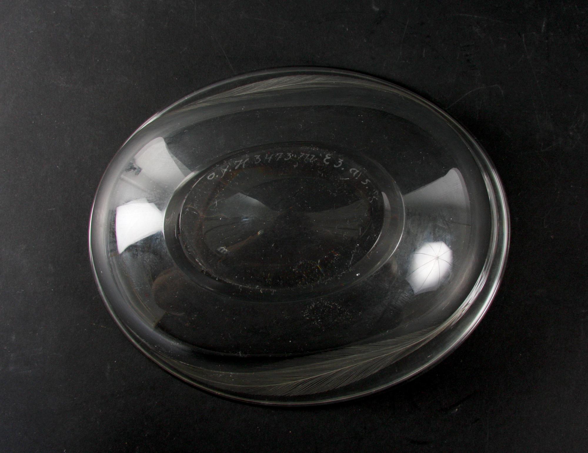 SKÅL, glas, E Hald, Orrefos 1973.