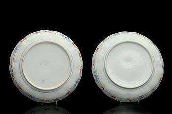 SKÅLFAT, 4 + 1 st, porslin, Imari, Japan, 1900-talets första hälft.