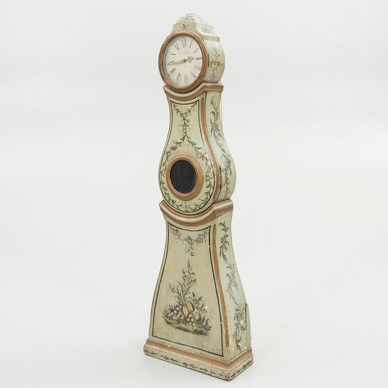 Longcase clock, miniature, folk art, 17th/18th century.