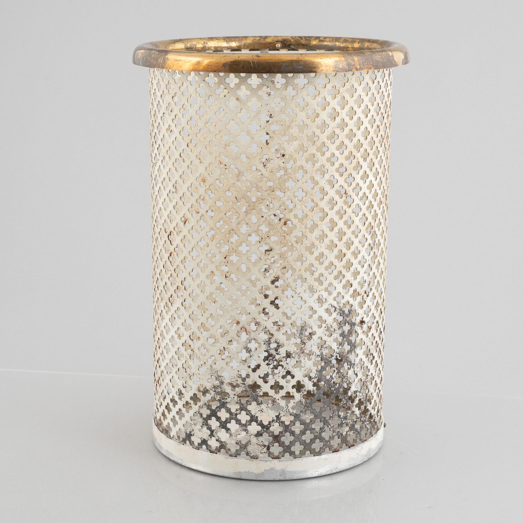 Josef Frank, a model "H2562" paper basket, Firma Svenskt Tenn, 1940s-50s.