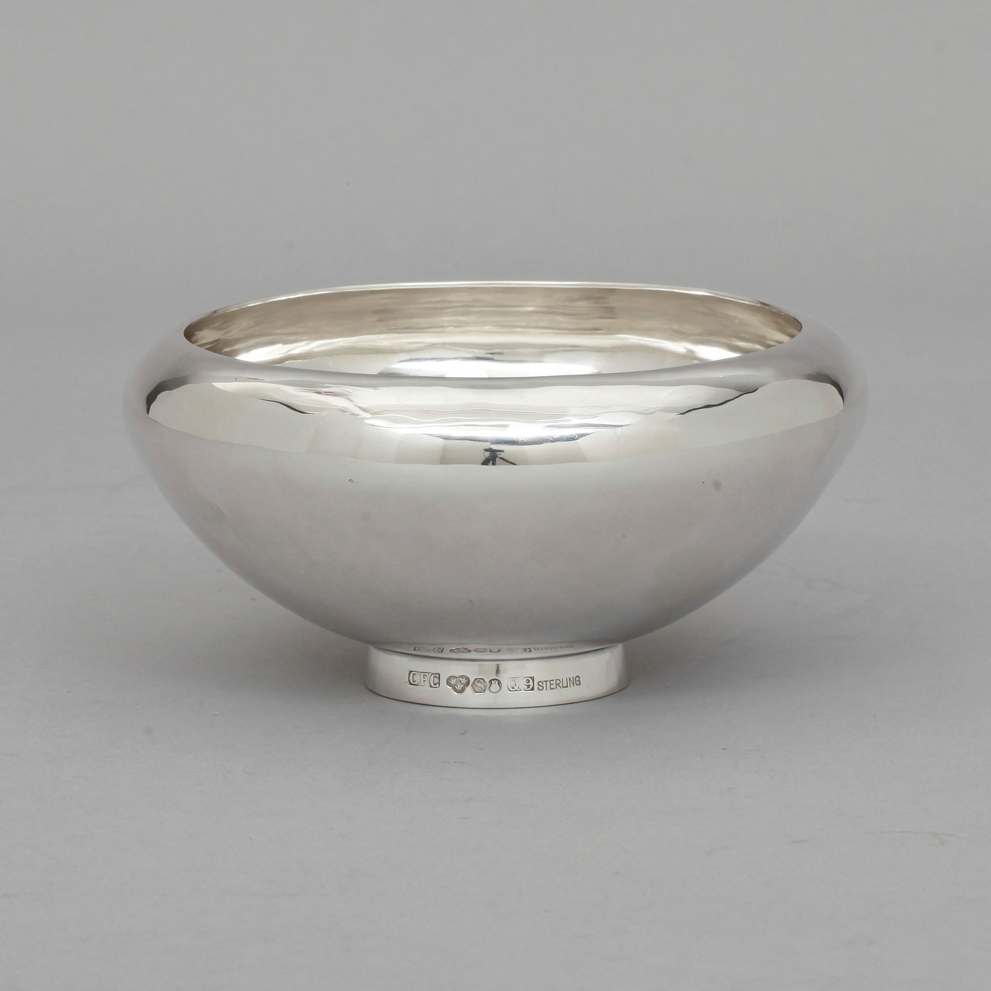 SKÅL, sterlingsilver, C F Carlman, Stockholm 1966.