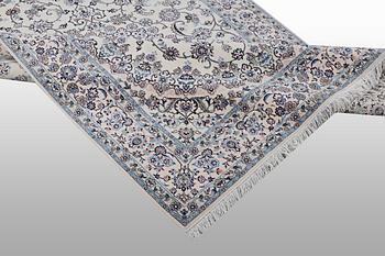 Matta, Nain, part silk, 6 Laa, ca 250 x 160 cm.