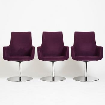 Roger Persson, "Happy", 3+3 armchairs, Swedese.