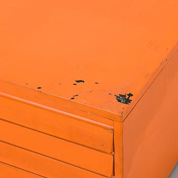 Filing drawer, third quarter of the 20th century.
