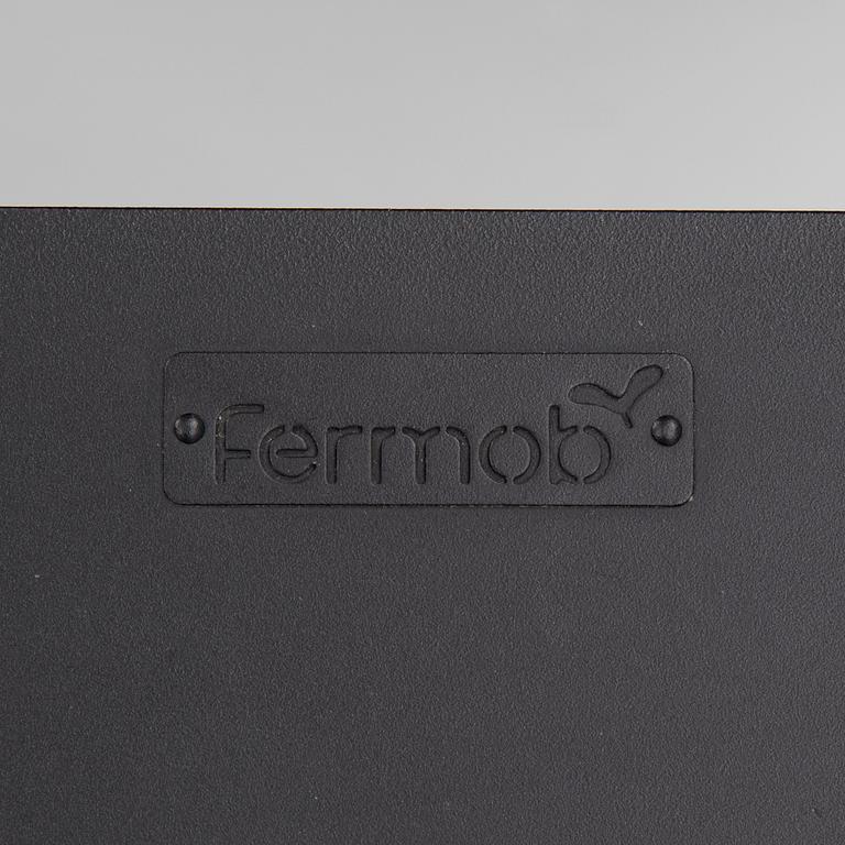A 'Luxembourg' lounge chair and a foot stool, Fermob.