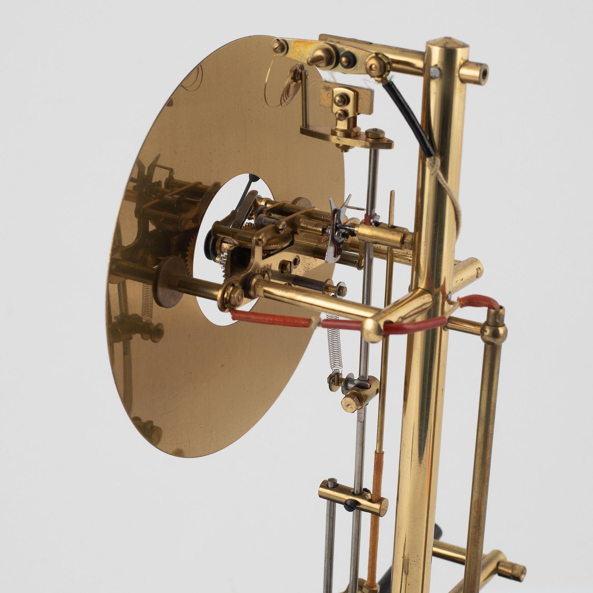 A Bulle Patent table clock, first half of the 20th century.
