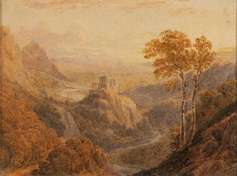 UNKNOWN ARTIST, 19TH C, watercolour, unsigned.