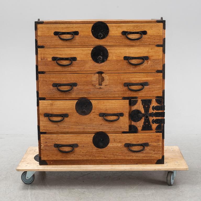A Japanese Tansu/chest, 20th Century.