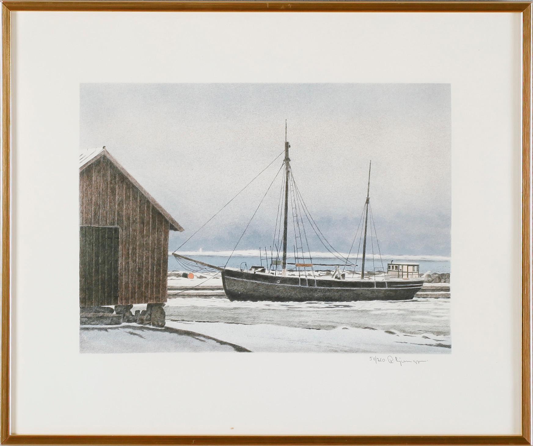 REINHOLD LJUNGGREN, färglitografi, signerad, numrerad 50/210.