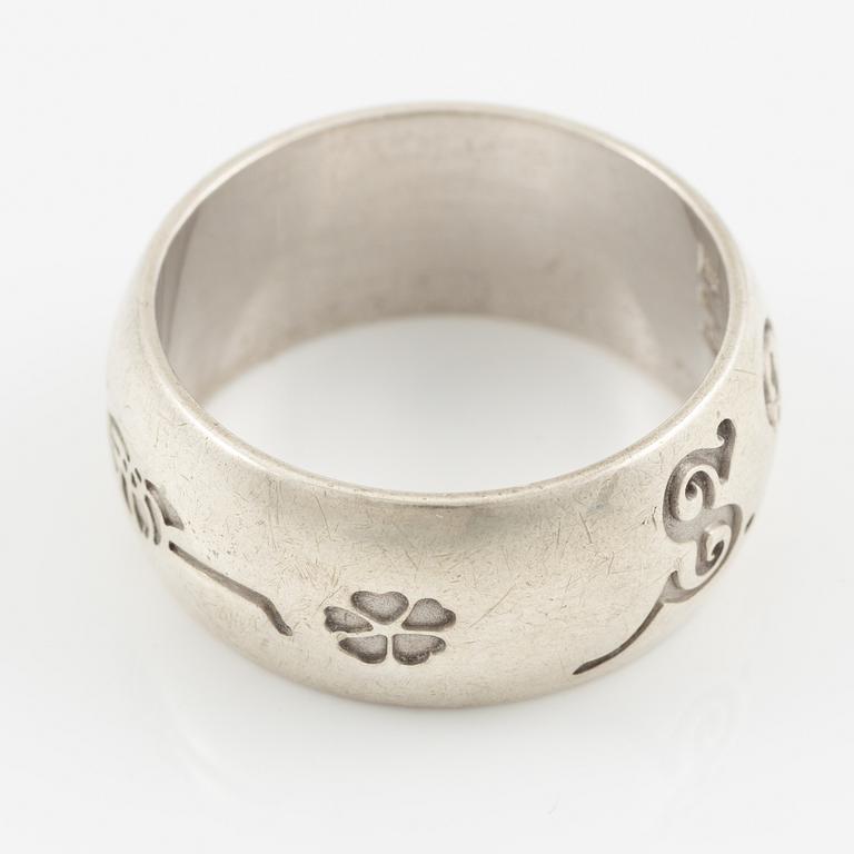 Bulgari, ring, silver "Save the children",