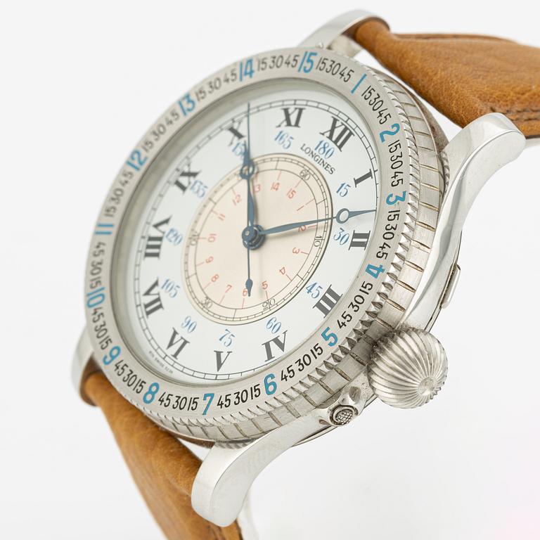 Longines, Charles Lindbergh, "Hour Angle Watch", armbandsur, 47 mm.