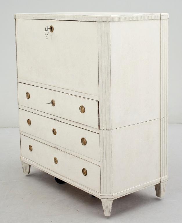SEKRETÄR. Sengustaviansk, 1800-tal.