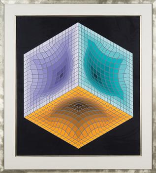 VICTOR VASARELY, COMPOSITION.