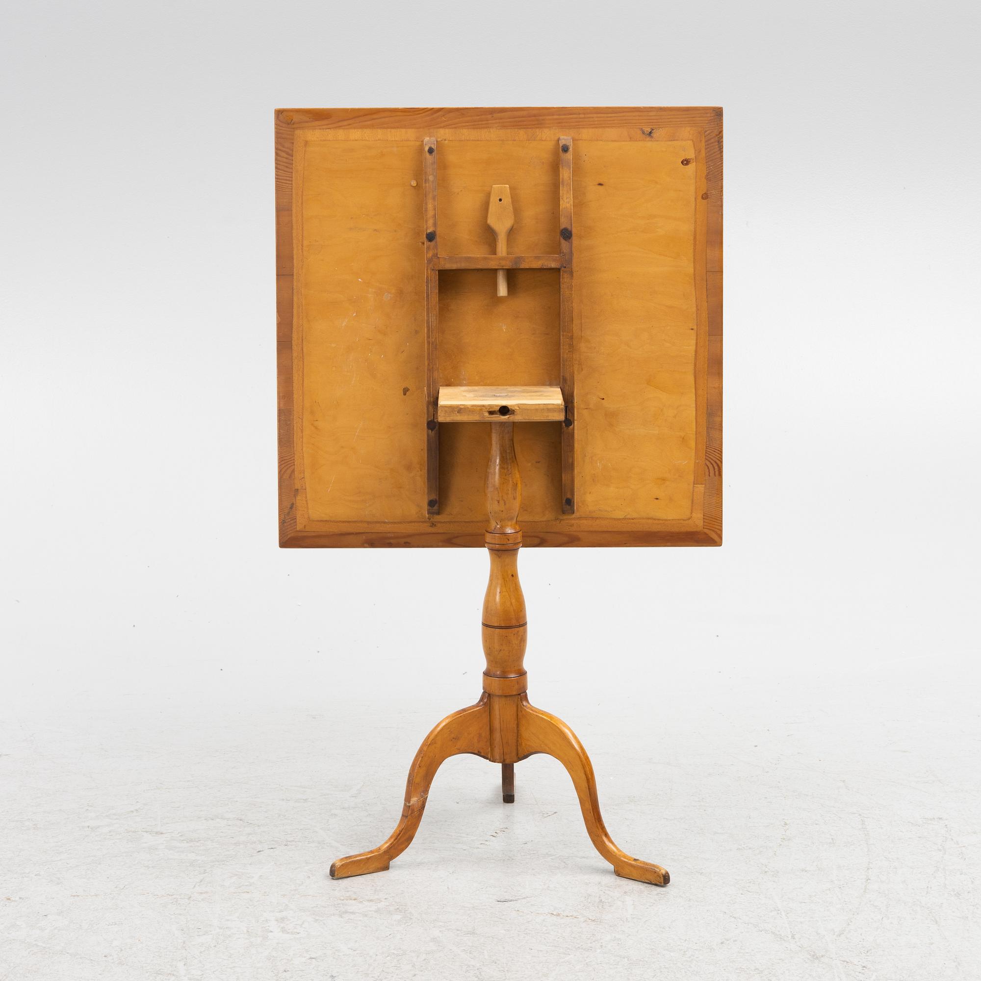 Fällbord, 1800-tal.