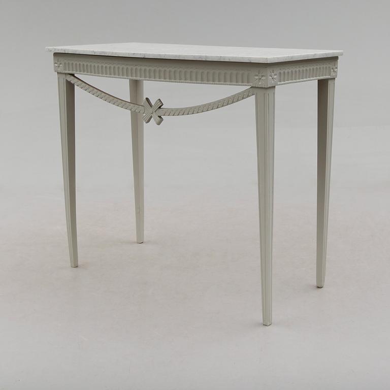 VÄGGBORD, sengustavianskt, tidigt 1800-tal.