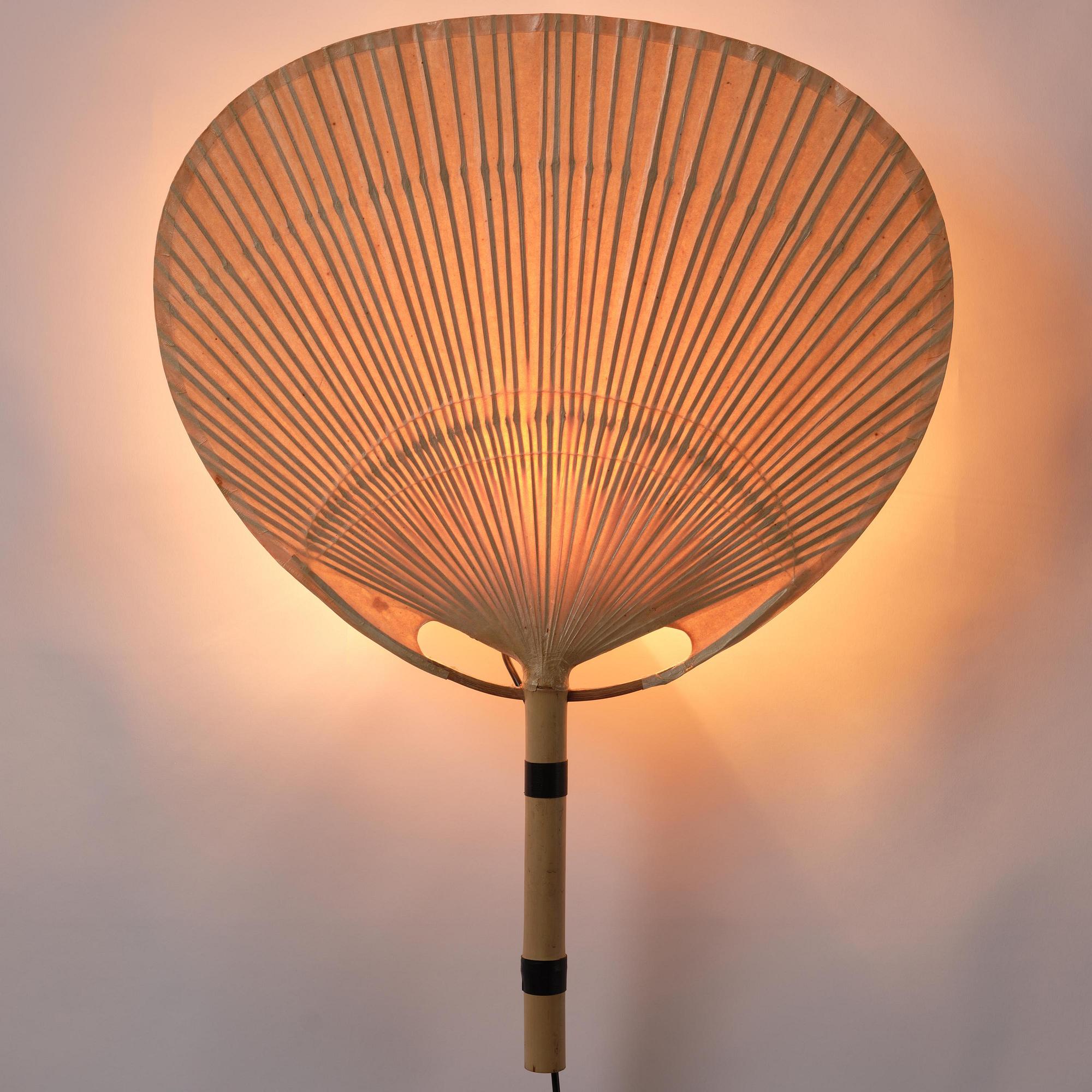 Ingo Maurer, vägglampa, "Uchiwa III", M Design, Tyskland, ca 1975.