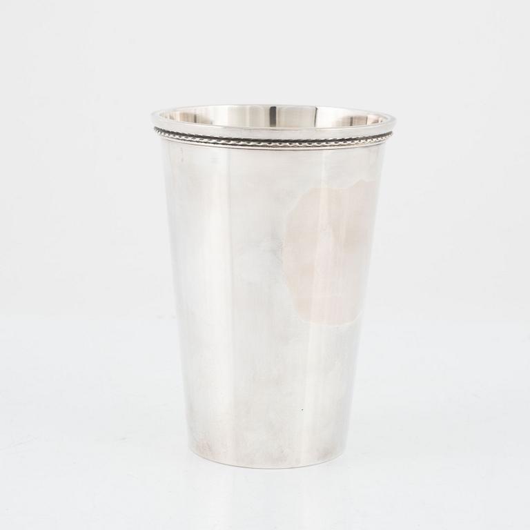 Bägare, silver, GAB, Stockholm 1962.