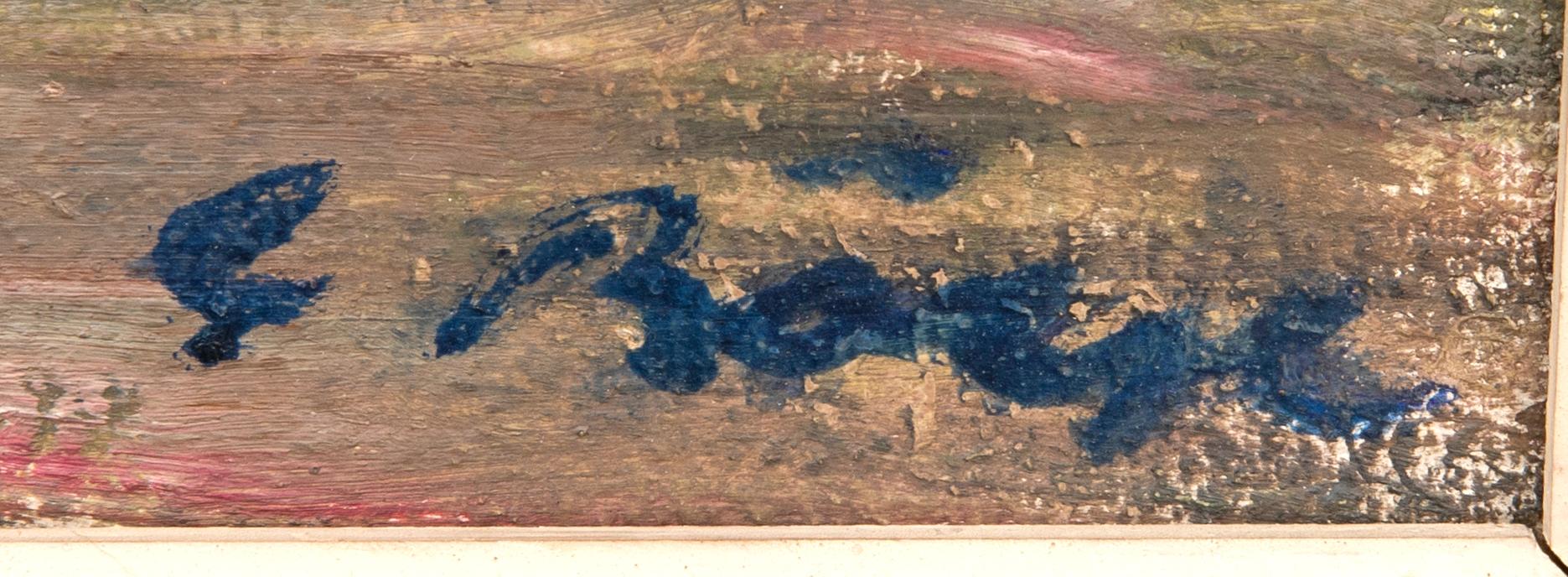 Gideon Börje, oil on canvas, signed.